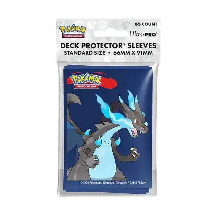 Ultra PRO Pokémon Mega Charizard X Deck Protector Sleeves – 65 stk
