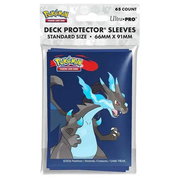 Ultra PRO Pokémon Mega Charizard X Deck Protector Sleeves – 65 stk
