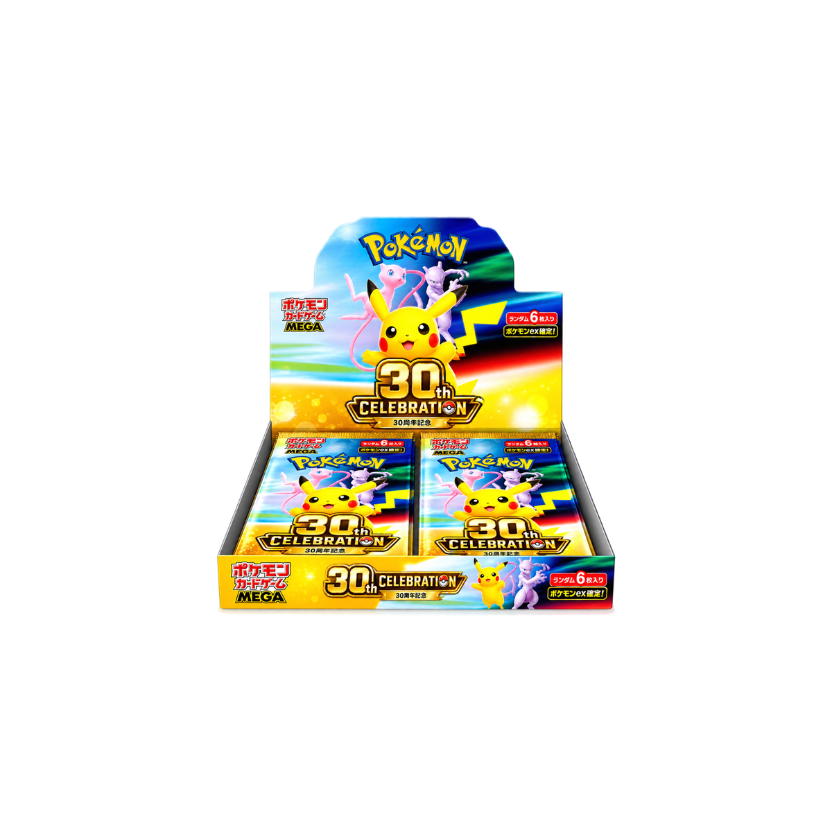 Pokémon TCG – 30th Celebration M6a Booster Pack – Japansk –